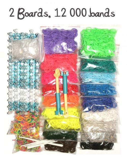 Loomanatics Large Loom tool Kit 12000 bands, 2 boards