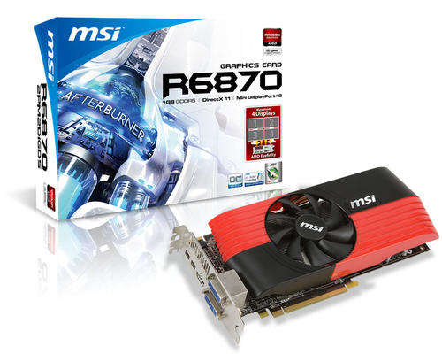 MSI Radeon HD R6870 Graphics Card