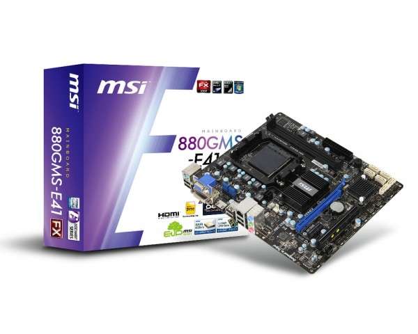 MSI 880GMS-E41(FX) AMD AM3+ Motherboard