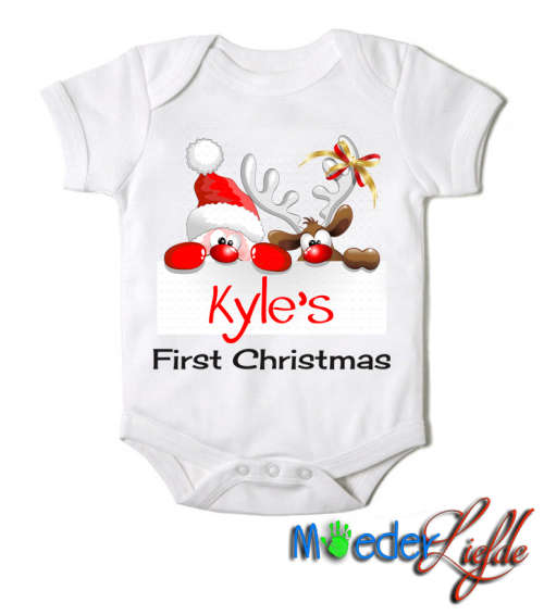 Personalised Name First Christmas -  Bodyvest
