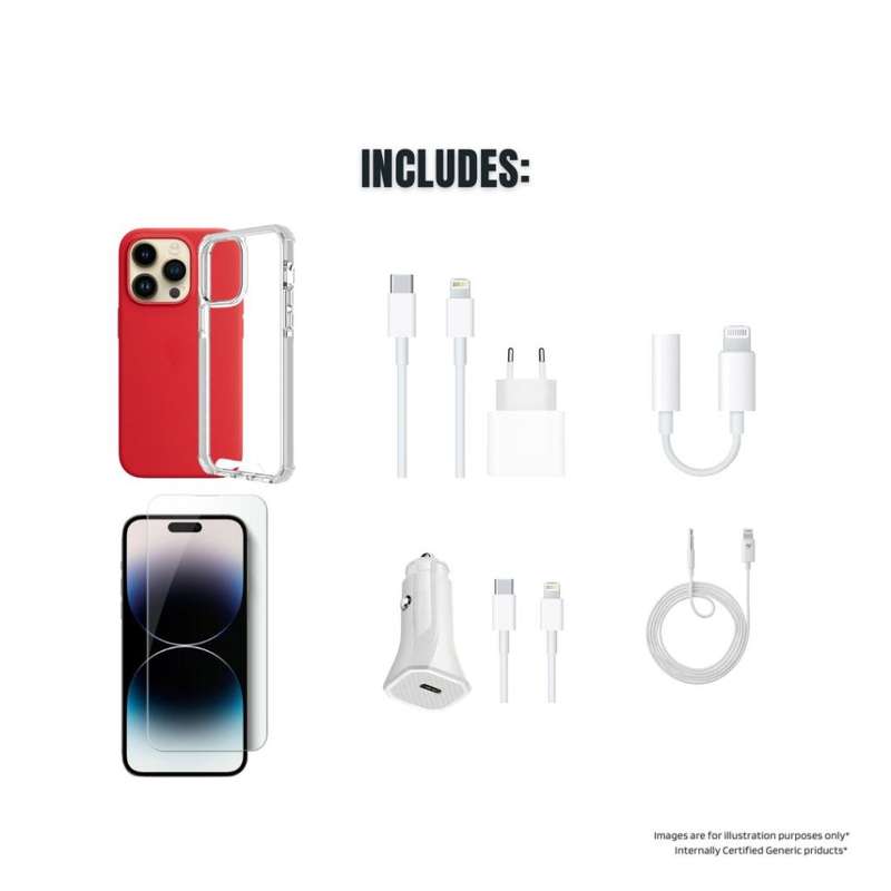 Apple iPhone 14 / 14 Plus / 14 Pro / 14 Pro Max Cover and Charger kit