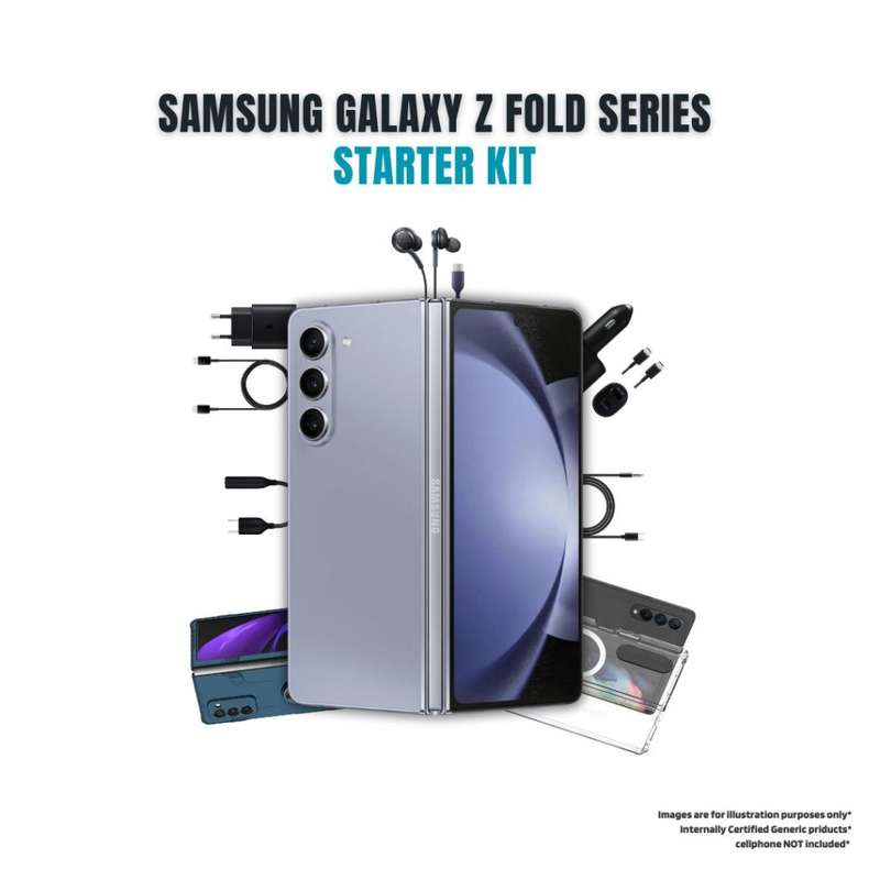Samsung Galaxy Z fold 3 / Z fold 4  / Z fold 5 Cover and Charger Kit
