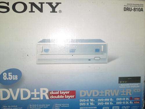 Sony DVD dual writer