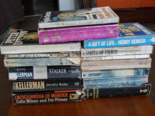 15 VARIOUS DRAMA/CRIME/SUSPENSE NOVELS !!!!!