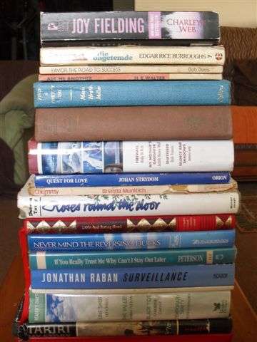 18 MIXEDLOT OF  PAPERBACKS AND H/C BOOKS !!!!!!! 1 BID TAKES ALL