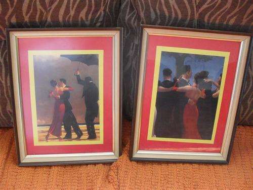 DO YOU WANT TO DANCE ???? 2 STUNNING  FRAMED PRINTS !!!!!!!!!!