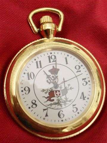 LOVELY BOXED/NEW ITALIAN 1870'S STYLE QUARTZ POCKET WATCH