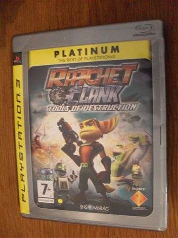 PS3 GAME ..RATCHET AND CLANK...TOOLS OF DESTRUCTION...