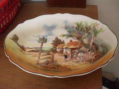 ROYAL DOULTON BOWL.....RUSTIC ENGLAND PATTERN
