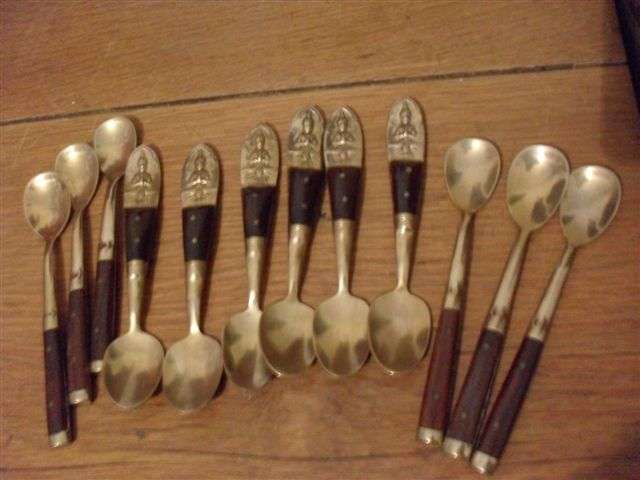 2 X SETS OF 6 G/P TEASPOONS....