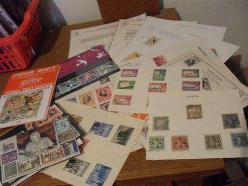 SOME SHEETS VARIOUS COUNTRIES...ZAIRE/VATICAN/COCHIN/ ETC