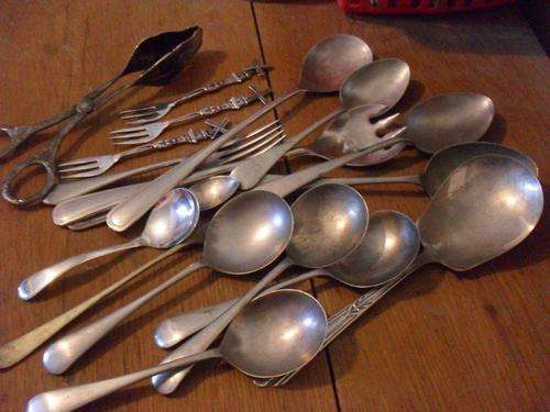 VARIOUS EPNS...N/S VINTAGE SPOONS ETC ETC ETC