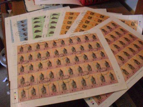 WOW......8 X FULL SETS OF  SHEETS ZIMBABWE 1983 COMMONWEALTH DAY