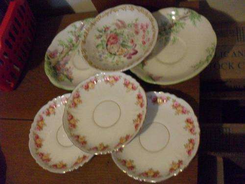 VARIOUS VINTAGE/SOME RARE  ROYAL ALBERT SAUCERS...