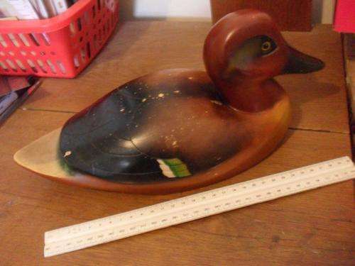 LIMITED EDITION HAND CARVED FEATHERS OF KNYSNA WOODEN DUCK