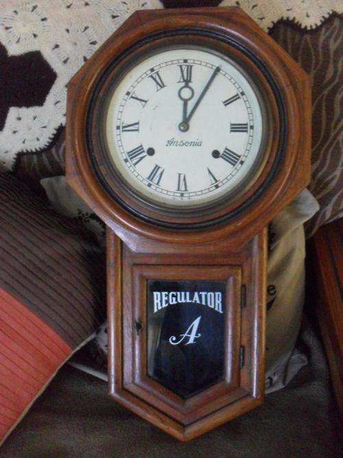 VINTAGE ANSONIA (USA) REGULATOR WALL CLOCK