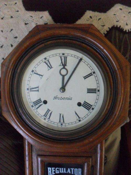 VINTAGE ANSONIA (USA) REGULATOR WALL CLOCK