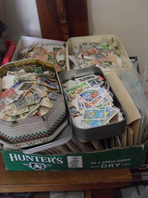 A WHOLE LOT OF WORLD/SA STAMPS TO KEEP YOU BUSY