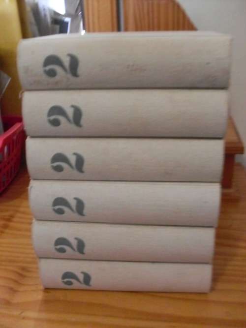 6 X WOODEN (FAKE)  BOOKS....(WITH SPACE TO HIDE  VALUABLES ) LOT 2