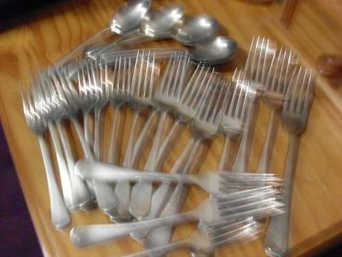 SOME STUNNING VINTAGE FORKS/SPOONS  HERE