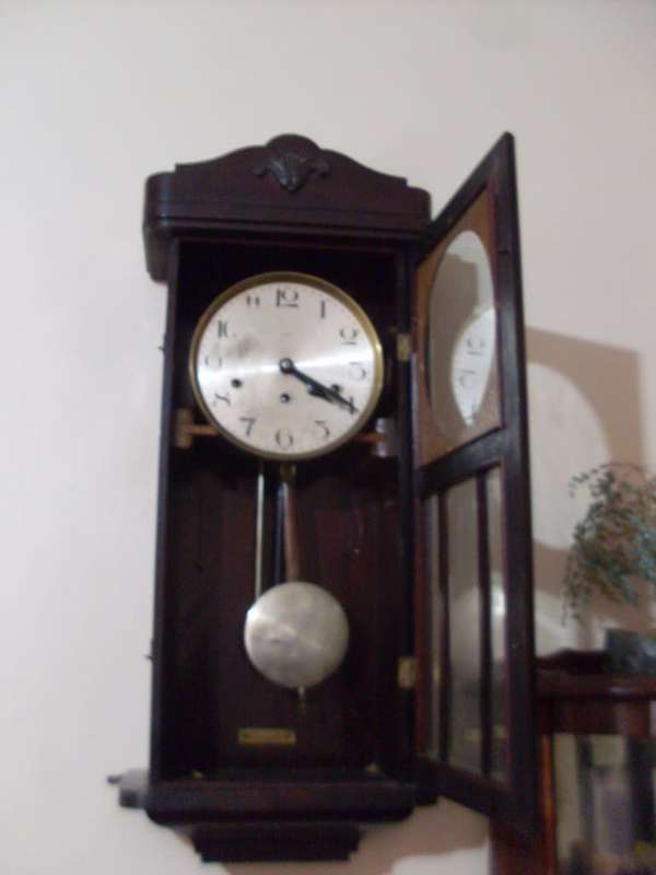 LARGE KIENZLE WALL CLOCK....  WESTMINSTER CHIME...WORKING....