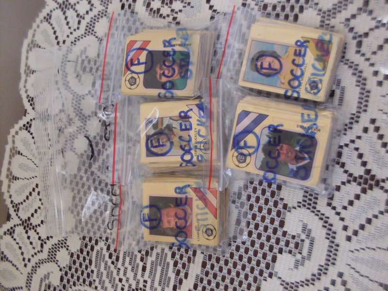 A COLLECTION OF SORTED SOCCER STICKERS....EURO 2008/UEFA 2008-2009 ETC ETC