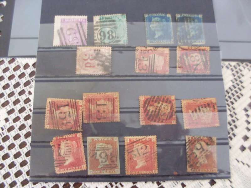GREAT BRITAIN PENNY BLUE AND REDS...+ MORE VALUBLE POSTAGE STAMPS..1840-1913