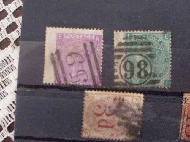 GREAT BRITAIN PENNY BLUE AND REDS...+ MORE VALUBLE POSTAGE STAMPS..1840-1913