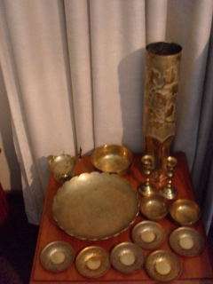 14 VARIOUS BRASS ITEMS !!!!! HAVE A LOOK !!!!!!