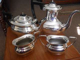 4 PIECE ART DECO STYLE SET ( VINERS OF SHEFFIELD )