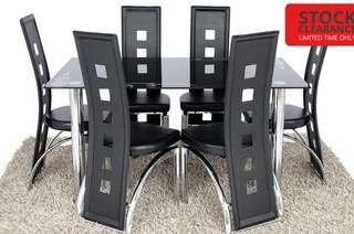 7 PIECE DINNING SET