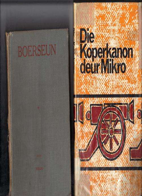 2x Mikro- Boerseun en Die Koperkanon