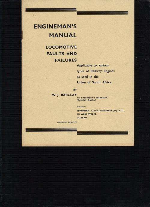 Engineman's Manual Locomotive faults and failures (South Africa)