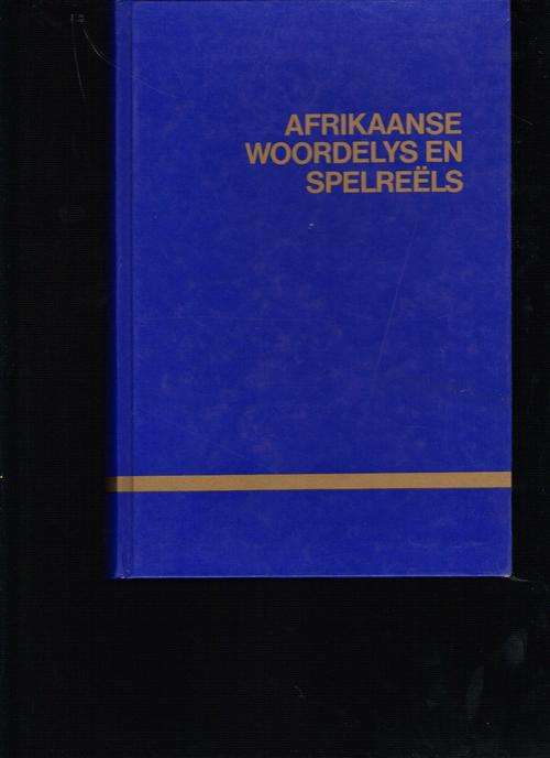 Afrikaanse Woordelys en Spelreels