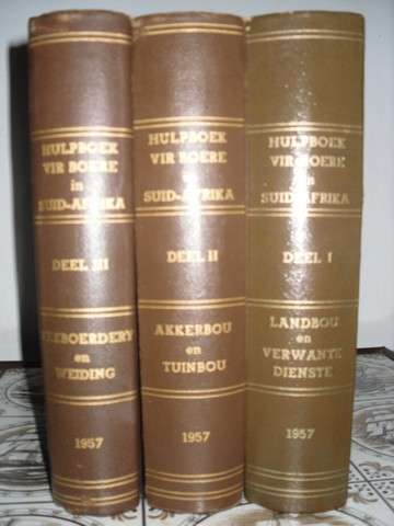 Hulpboek vir Boere 1957 (kompleet 3 dele)