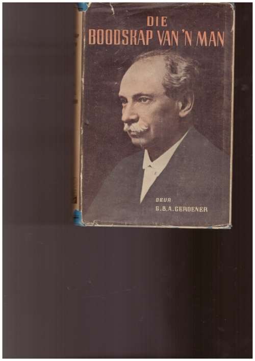 Die boodskap van `n man, Lewenskets van Prof. J. Du Plessis