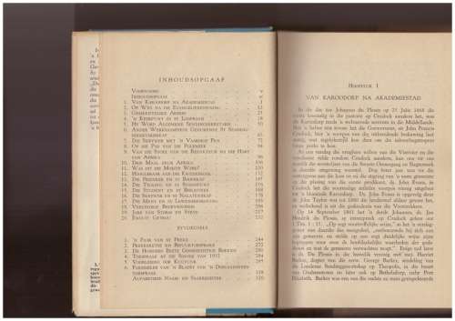 Die boodskap van `n man, Lewenskets van Prof. J. Du Plessis