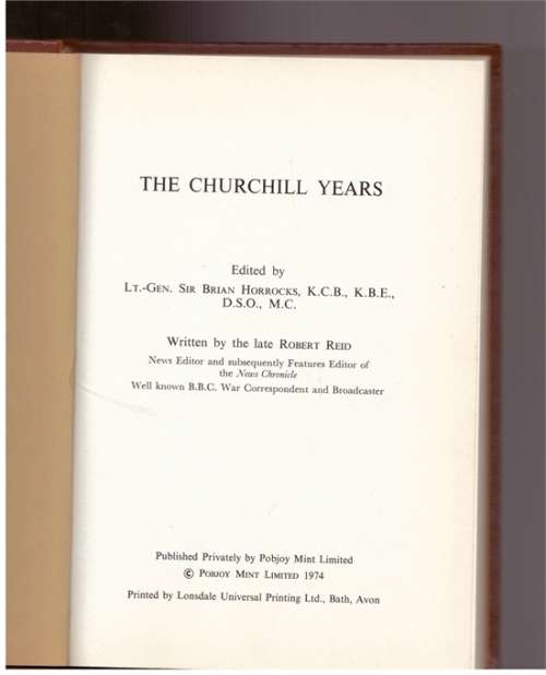 The Churchill Years