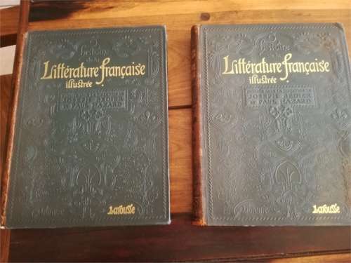 Histoire De La Littérature Francaise Illustrée (1923 - two complete volumes)