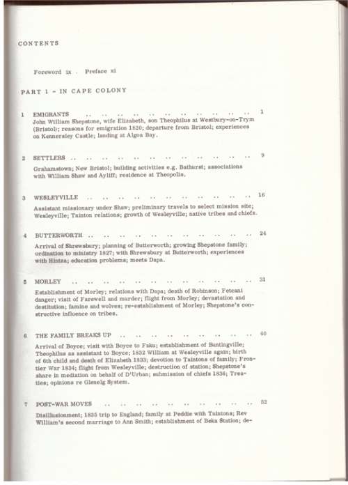 Shepstone, The rol of the family in the history of South Africa 1820-1900