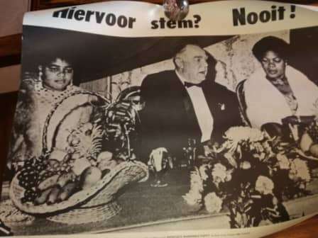 HNP plakkaat, Hiervoor stem? Nooit!