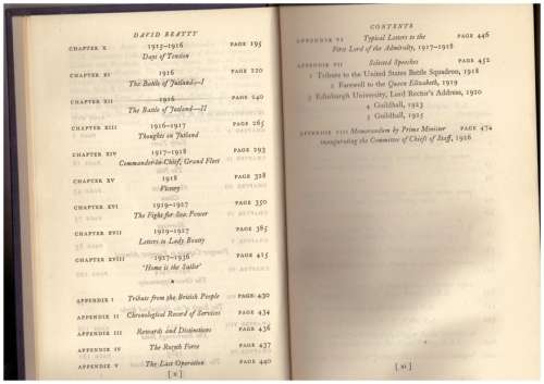 The Life and Letters of David, Earl Beatty, Admiral of the Fleet