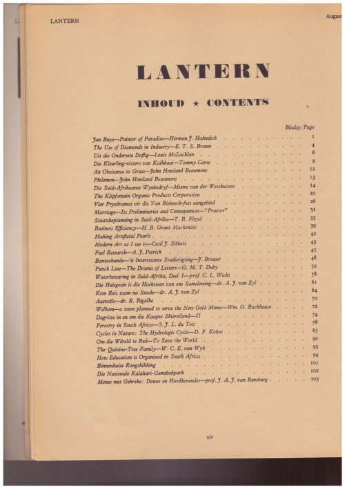 Lantern - Jaargang 2 Volume 1- 1952