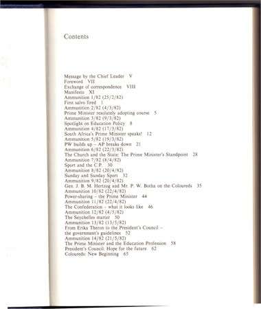National Party Information / Nasionale Party-inligting 1982