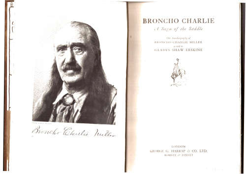 Broncho Charlie A Saga of the Saddle