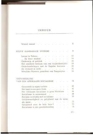 Nyerere Fakkeldrager in Afrika