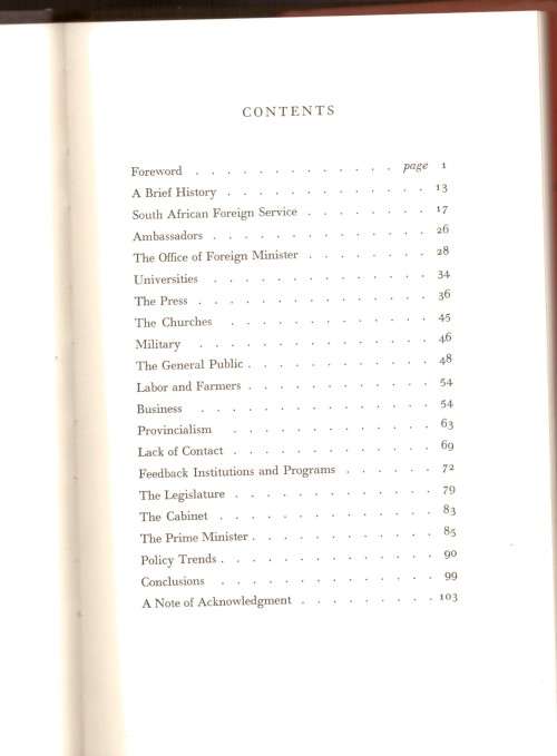 Notes on the formation of South African foreign policy