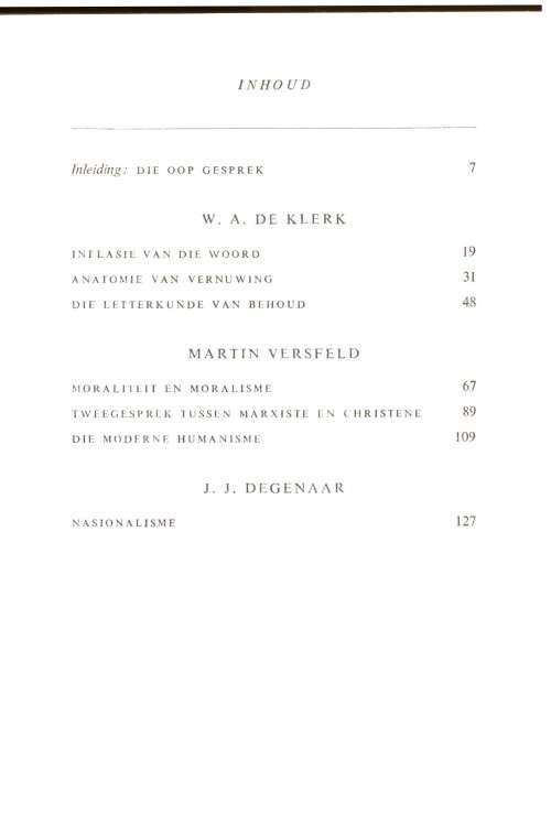 Two books- Beweging uitwaarts en Positiewe Nasionalisme
