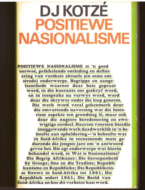Two books- Beweging uitwaarts en Positiewe Nasionalisme