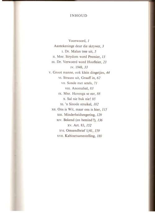 Two books- South Africa constitutional development and Ons politiek van naby
